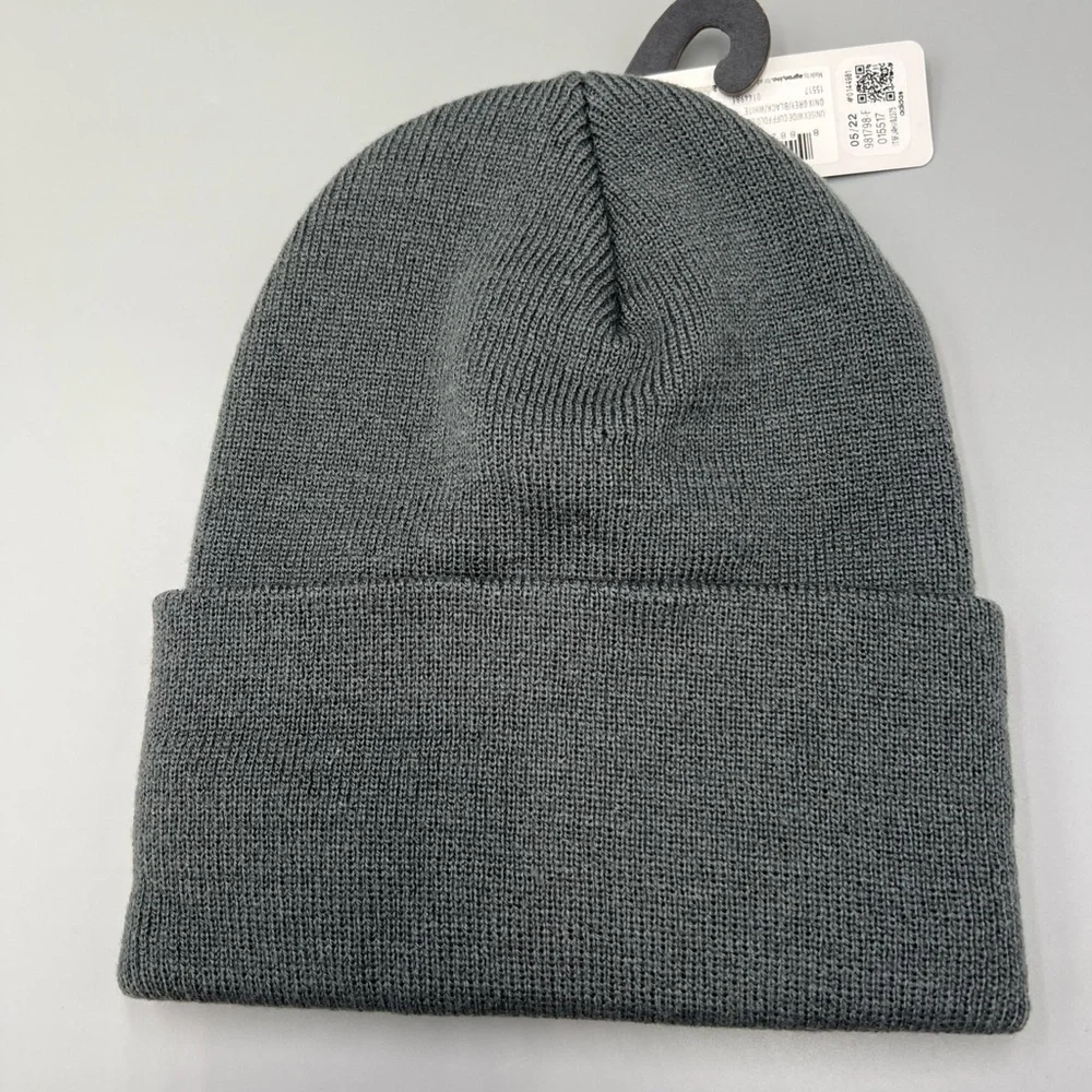 Lot Of 3! Adidas Aeroready Wide Cuff Fold Beanie, Onix, Olive, Beige Winter Hat - Picture 8 of 8